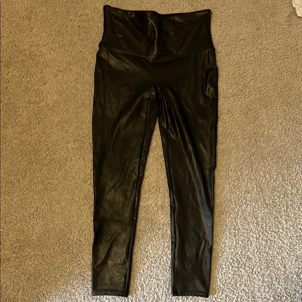 SPANX Black High-Waisted Leggings